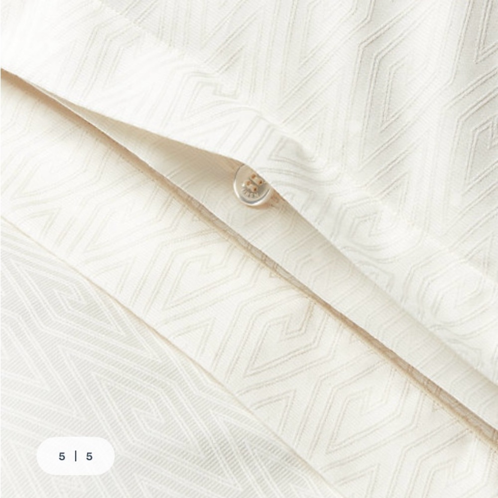 NEW Ralph Lauren Park Row HAYDEN Duvet Cover. King. Cream. 100% Cotton - Picture 11 of 11